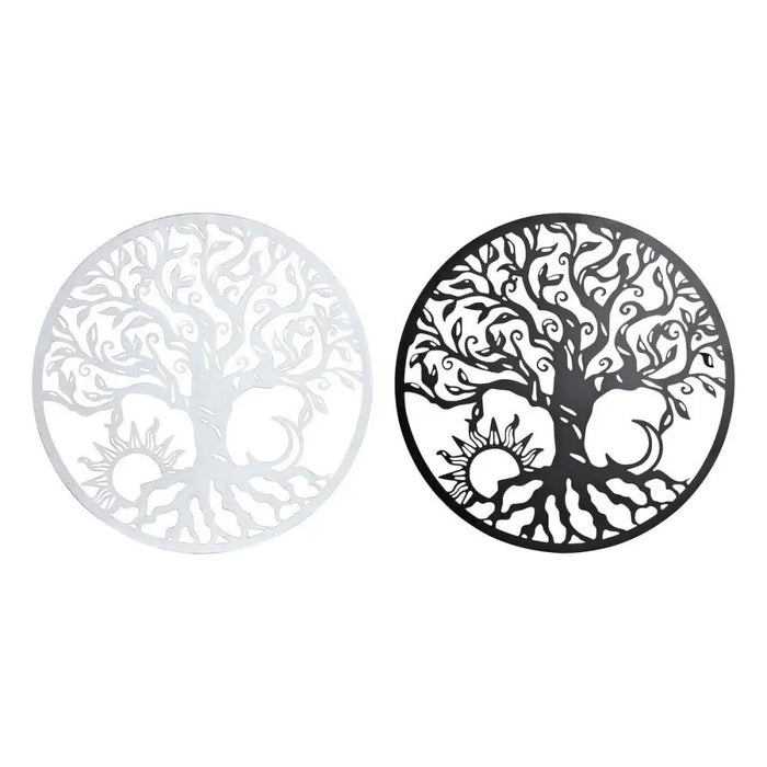 Декорация за стена DKD Home Decor 100 x 1 x 100 cm Черен