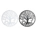 Декорация за стена DKD Home Decor 100 x 1 x 100 cm Черен