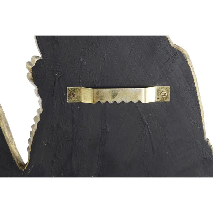Декорация за стена DKD Home Decor 25 x 3 x 38 cm Златен Риба