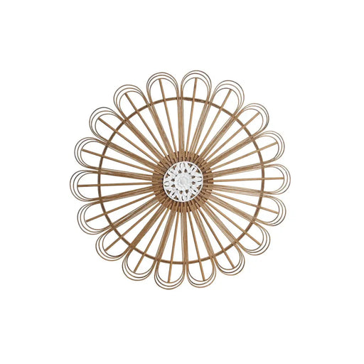 Декорация за стена DKD Home Decor Бял Кафяв Естествен Град