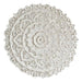 Декорация за стена DKD Home Decor Бял Mandala Дървен MDF