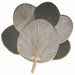 Декорация за стена DKD Home Decor Бял Сив Златен 121 x 2 x