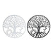 Декорация за стена DKD Home Decor Черен Метал Бял Индианец