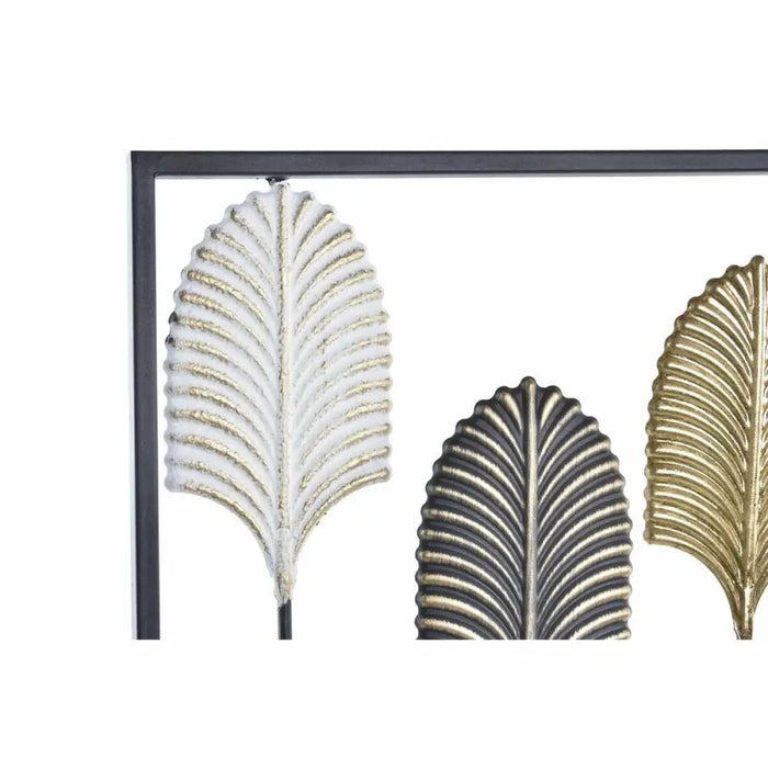 Декорация за стена DKD Home Decor Черен Метал Многоцветен