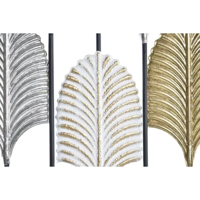Декорация за стена DKD Home Decor Черен Метал Многоцветен