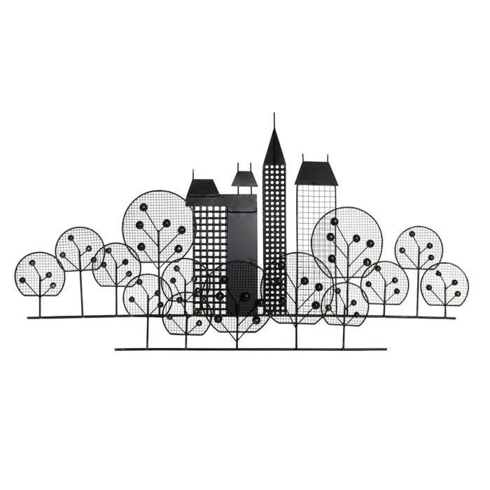 Декорация за стена DKD Home Decor Черен Златен Loft 105 x 6