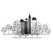Декорация за стена DKD Home Decor Черен Златен Loft 105 x 6