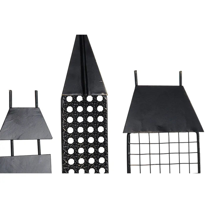 Декорация за стена DKD Home Decor Черен Златен Loft 105 x 6