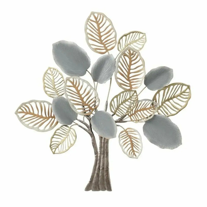 Декорация за стена DKD Home Decor Дърво Метал Многоцветен