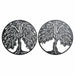 Декорация за стена DKD Home Decor Дърво Метал (2 pcs) (40 x