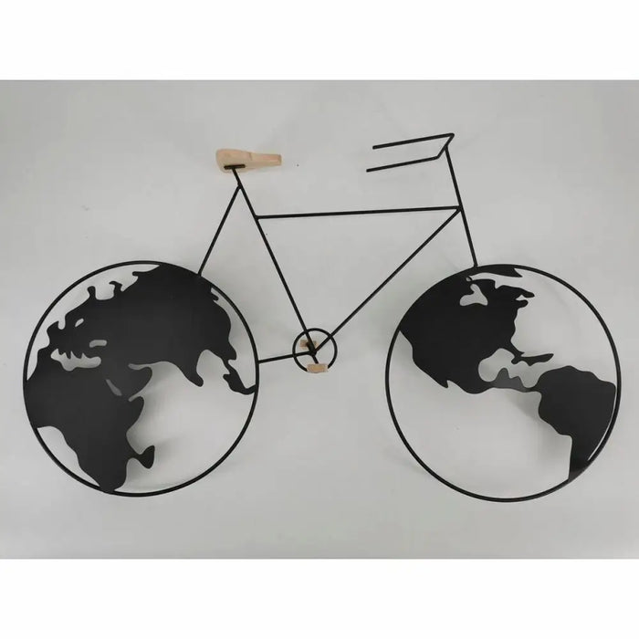 Декорация за стена DKD Home Decor Колело Метал (74 x 10 x