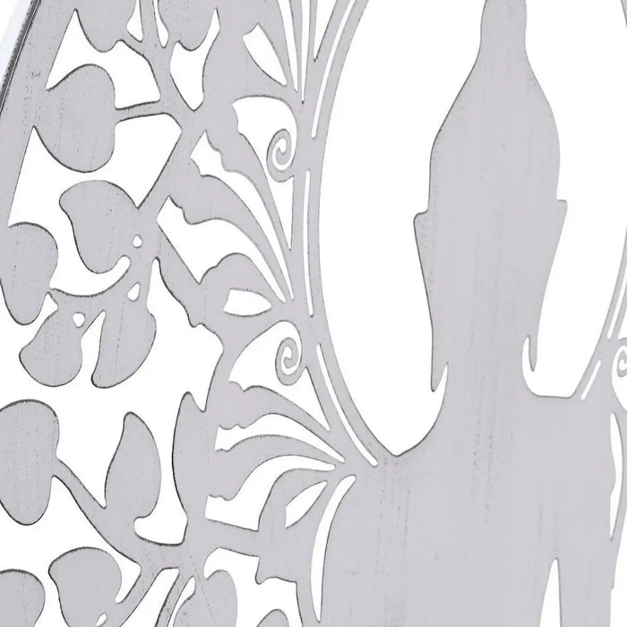 Декорация за стена DKD Home Decor Метал Буда (2 броя) (60 x