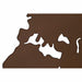 Декорация за стена DKD Home Decor Метал Карта на Света (100