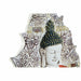 Декорация за стена DKD Home Decor Син Червен Златен Буда