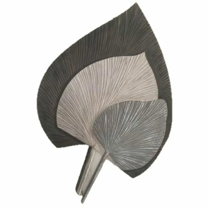 Декорация за стена DKD Home Decor Сив Дървен MDF Лист