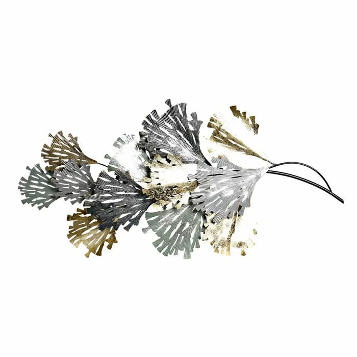 Декорация за стена DKD Home Decor Сив Златен Метал (65 x 10