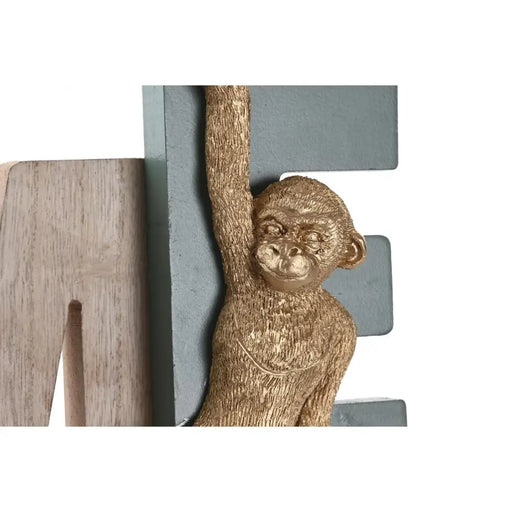 Декорация за стена DKD Home Decor Жълт Зелен Тропически 42