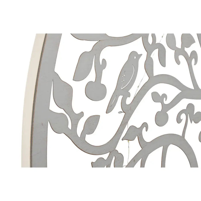 Декорация за стена Home ESPRIT Бял Дърво Shabby Chic 99 x 2