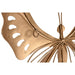 Декорация за стена Home ESPRIT Златен Пеперуди 36 x 3 x 26