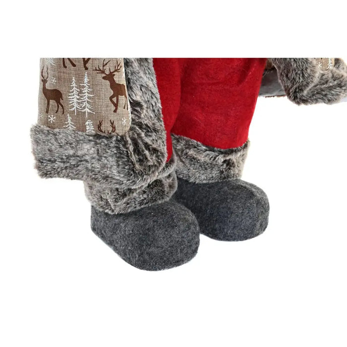 Декорация DKD Home Decor Червен Сив PVC Дървен Царица 45 x