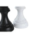 Декоративна фигурка DKD Home Decor Бял Черен Шахматни