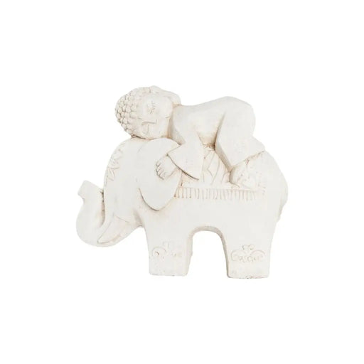 Декоративна фигурка DKD Home Decor Бял Слон Ориенталски 44
