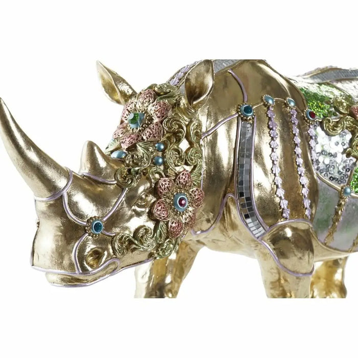 Декоративна фигурка DKD Home Decor Златен Смола Многоцветен
