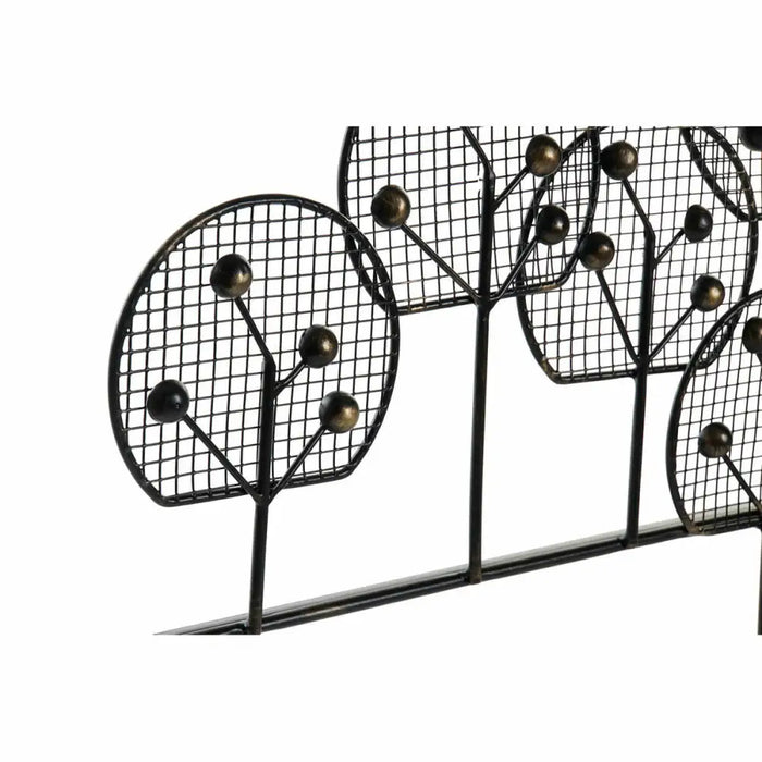 Декорация за стена DKD Home Decor Черен Златен Loft 105 x 6