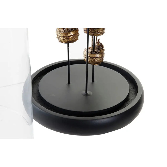 Декоративна фигурка DKD Home Decor Черен Златен 14 x 14 x