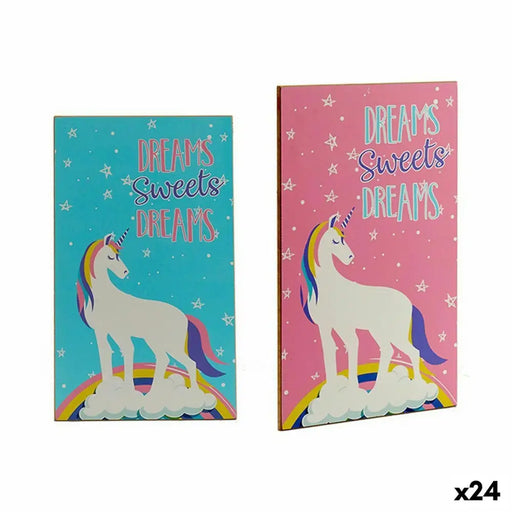 Декоративен алтар Gift Decor 1 x 40 x 24 cm Дървен Еднорог