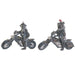 Декоративна фигурка Home ESPRIT Тъмно сив Моторист 24 x 15