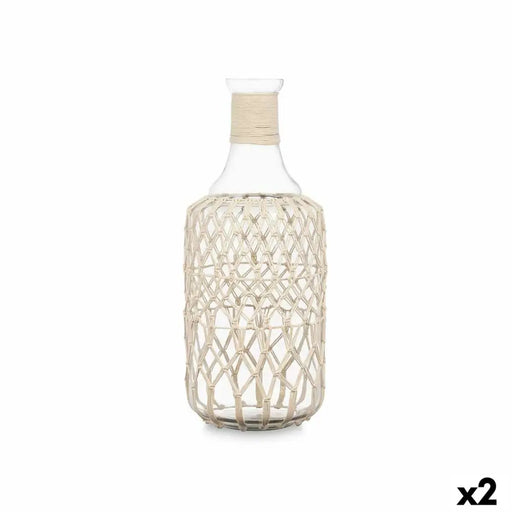 Декоративна бутилка Gift Decor 21638W 21638W Бял Прозрачен