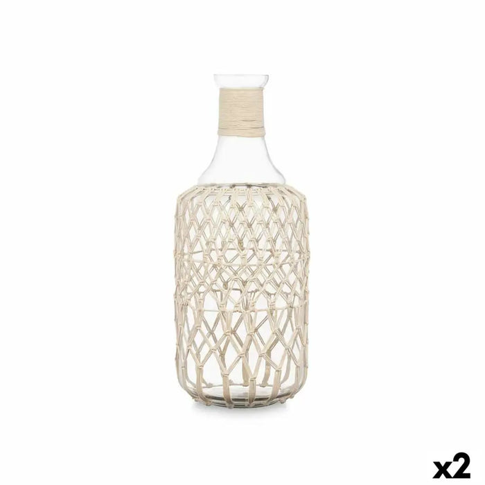 Декоративна бутилка Gift Decor 21638W 21638W Бял Прозрачен