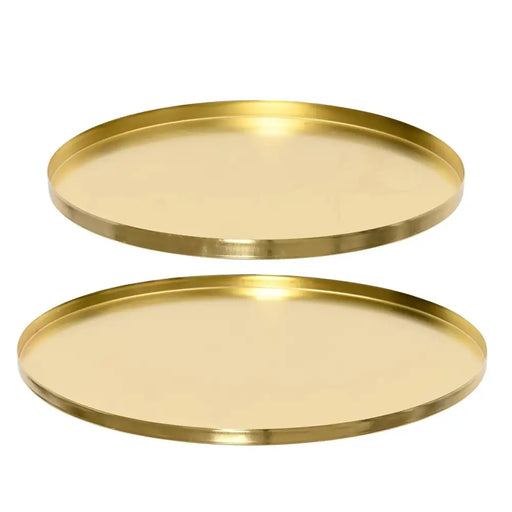 Декоративна чиния Decoris Златен (2 броя)