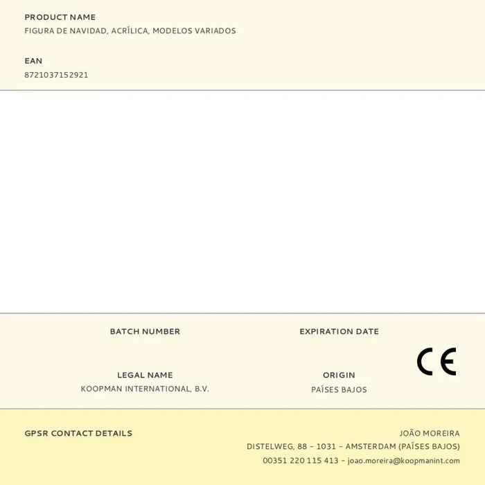 Декоративна фигурка BASIC & CO Коледа 18 x 17 x 31 cm