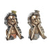 Декоративна фигурка DKD Home Decor 17 x 14 x 25 cm Червен