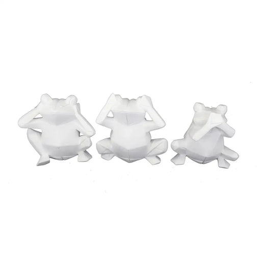 Декоративна фигурка DKD Home Decor 18,5 x 13 x 17,8 cm Бял
