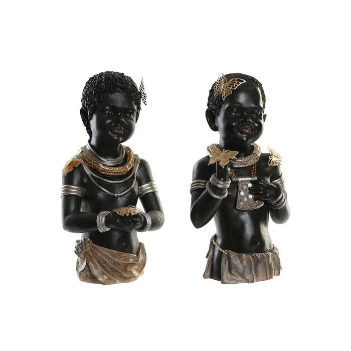 Декоративна фигурка DKD Home Decor 20,5 x 18 x 35 cm Черен