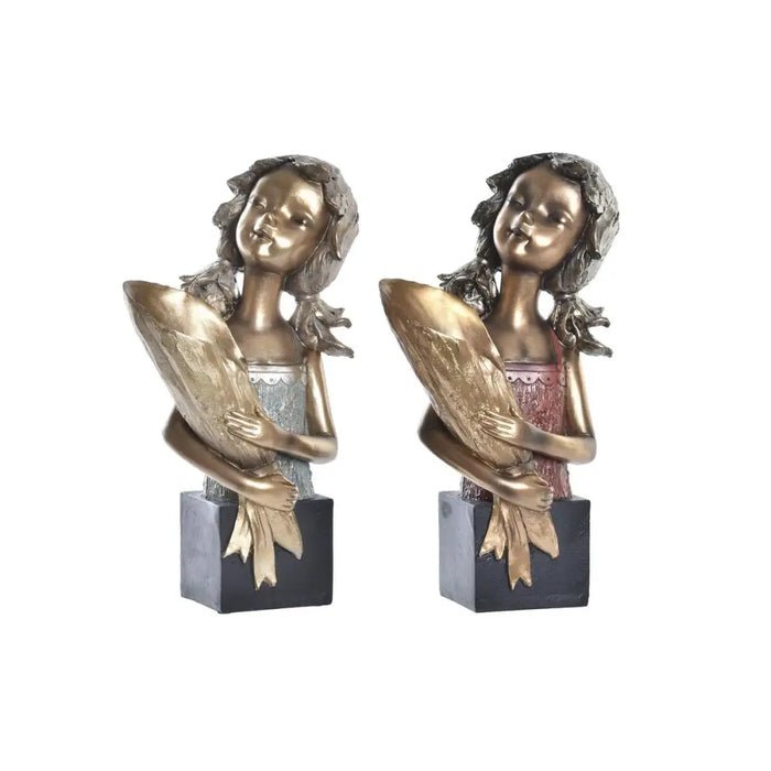 Декоративна фигурка DKD Home Decor 21 x 13 x 36 cm Червен