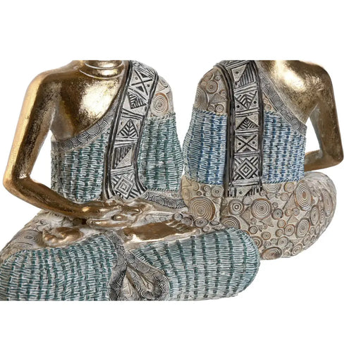 Декоративна фигурка DKD Home Decor 23 x 13 x 34 cm Син Буда