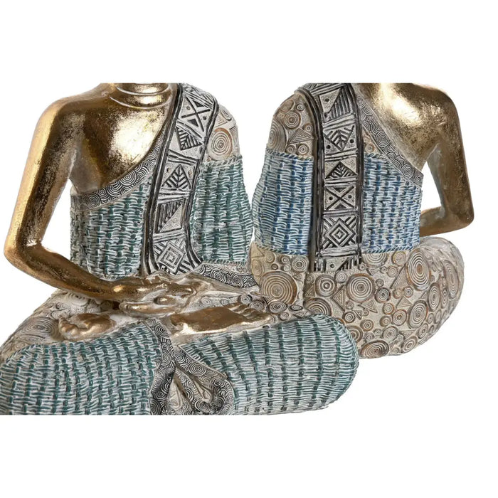 Декоративна фигурка DKD Home Decor 23 x 13 x 34 cm Син Буда
