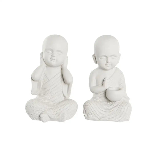 Декоративна фигурка DKD Home Decor 25,5 x 19 x 39 cm Бял