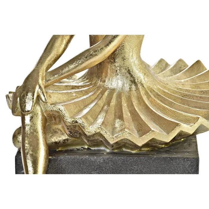 Декоративна фигурка DKD Home Decor Балерина Златен Смола