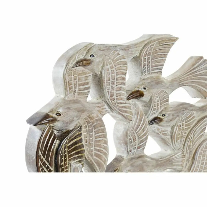 Декоративна фигурка DKD Home Decor Бежов Желязо Птици (38 x