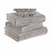 Декоративна фигурка DKD Home Decor Бял Бухал Гранитогрес 11
