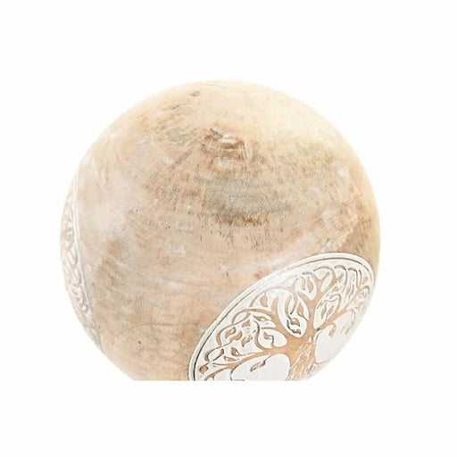 Декоративна фигурка DKD Home Decor Бял Естествен Дърво