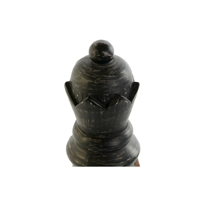 Декоративна фигурка DKD Home Decor Бял Кафяв Черен Шахматни