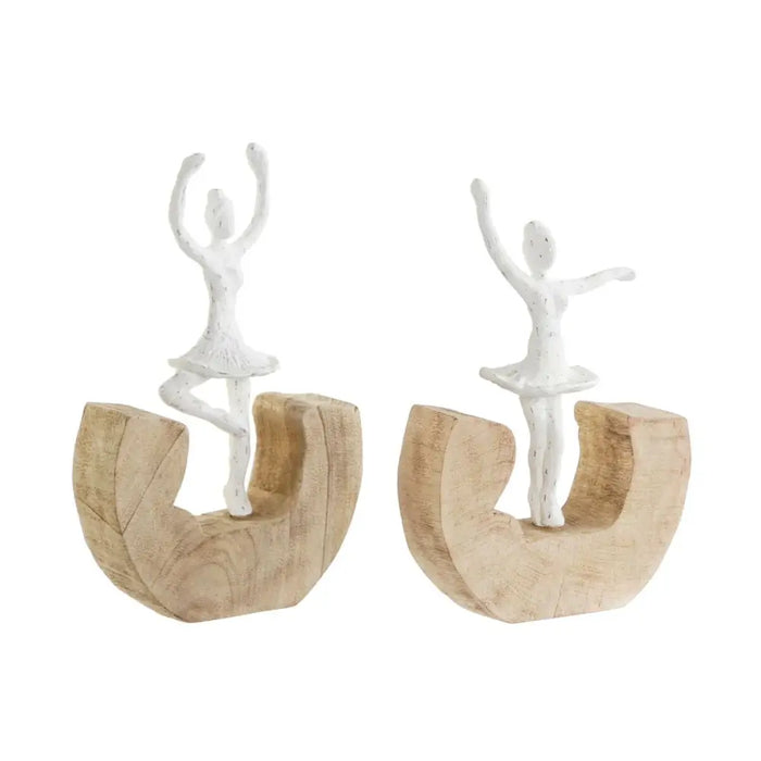 Декоративна фигурка DKD Home Decor Бял Кафяв Класическа