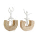 Декоративна фигурка DKD Home Decor Бял Кафяв Класическа