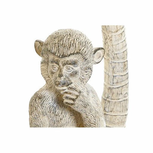 Декоративна фигурка DKD Home Decor Бял Маймуна Тропически